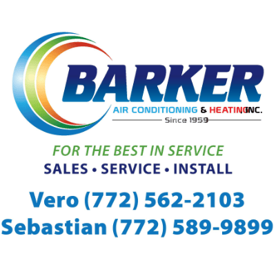Barker Air conditioning and heating logo.
