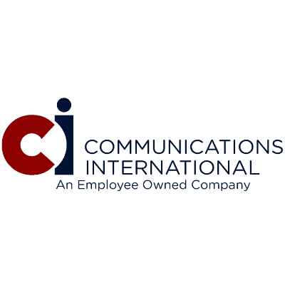 Communications international logo.