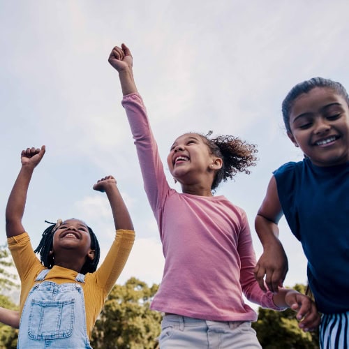Happy Children Playing