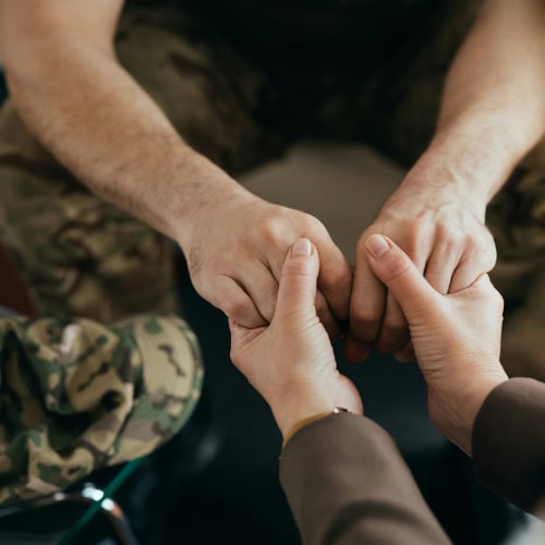 Veteran Receiving Counceling